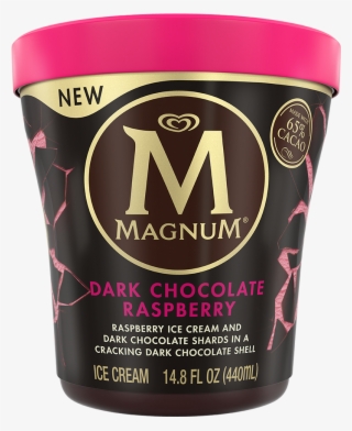 Magnum Dark Chocolate Raspberry - Magnum Dark Chocolate Raspberry Ice Cream #9483607