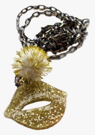 Atsuyo Et Akiko Pompom Lips Necklace - Mask #9484583