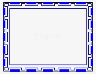 Free Png Blue Border Frame Png - Blue Borders And Frames #9485132