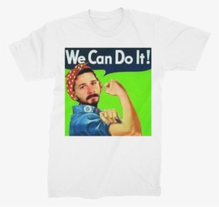 We Can Do It Meme ﻿premium Jersey Men's T-shirt - Rosie The Riveter #9485476
