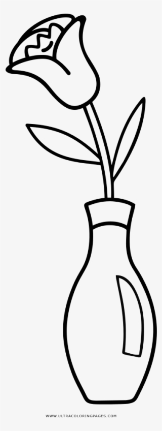 Flower Vase Coloring Page - Disegni Vasi #9486253