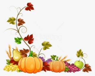 Free Png Download Autumn Pumpkin Decoration Clipart - Fall Clip Art Png #9487261