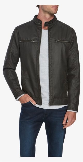 Chocolate Hart Moto Biker Jacket - Leather Jacket #9487499