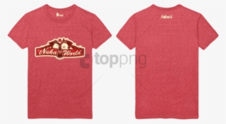 Free Png Download Nuka World Main Gate Heather Red - Active Shirt #9490557