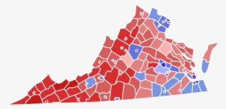 Blue Wave Try Blue Tsunami - Virginia 2016 Election Results By County #9490558