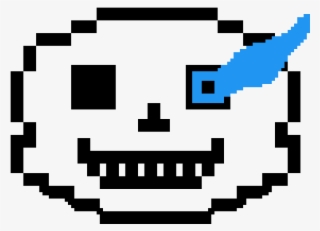 Sans Head - Pixel Art Sans Fell #9490686
