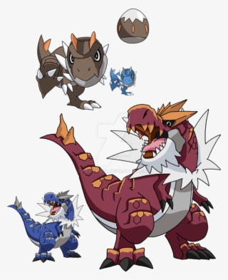 Digimon - Pokemon Tyrunt Evolution #9491121