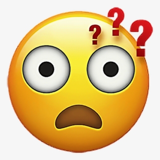 #emoji #emojisticker #sticker #stickers #confused #smiley - Sticker Of Comfusion #9491583