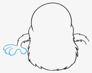 Drawn Teeth Monster Tail - Line Art #9493421