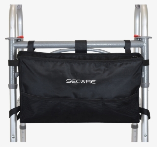 Secure® 6-pocket Walker Bag In Black - Bicycle Frame #9493681