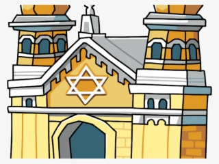 Temple Clipart Transparent - Synagogue Clipart #9493777