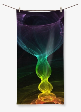 Rainbow Smoke ﻿sublimation All Over Towel - Snifter #9495310