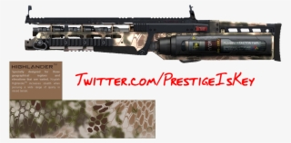 Highlander Skin Png - Assault Rifle #9495348