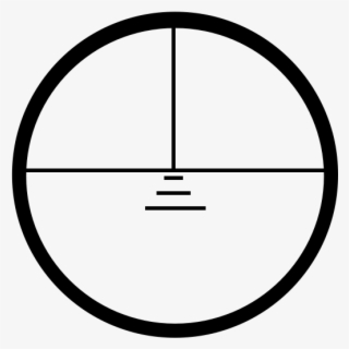 Crosshair Rubber Stamp - Leica 3 12x50 Eri Reticle #9495455