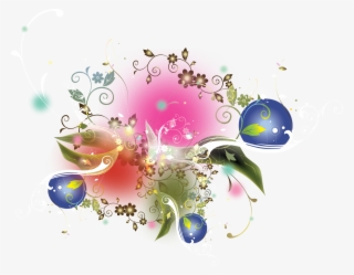 Colorful-flowers - Light Vector #9496393