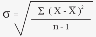 The Formula For Standard Deviation - Parallel #9496465