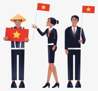 Vietnam Flag Png #9499183