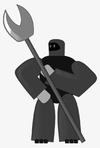 Executioner Hero Knight Battle Axe - Clip Art #9499511