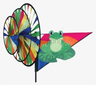 Free Png Triple Wheel Green Frog Spinner - Flag #9499590