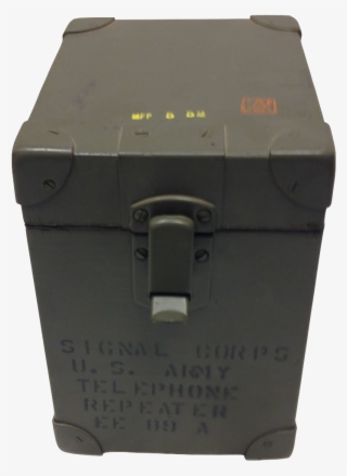 Geninuine Wwii Wooden Us Army Telephone Repeater Box - Box #9499824