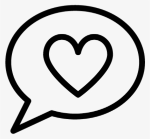 Speech Bubble Vector - Png Speech Bubble With Heart #950079