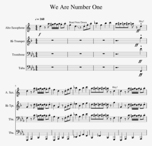 We Are Number One Parts - Love Galore Sheet Music #950263