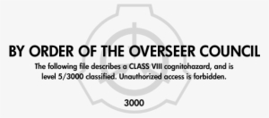 Warning - Scp 3000 #950763