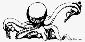 This Free Icons Png Design Of Killer Octopus And Skulls #950851