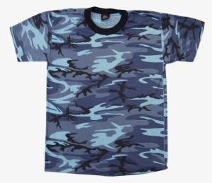 View - Sky Blue Camo Shirt #951136