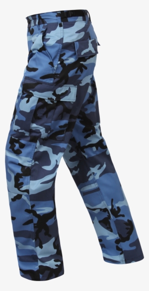 This Military Camouflage Bdu Pants Is Made With Comfortable, - Blue Camo Pants #951416