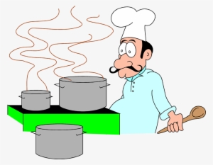 Free Stock Photos - Cartoon Chef At The Stove #951893