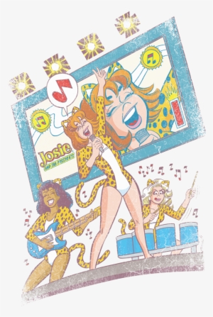 Archie Comics Big Screen Rock Juniors Tank - Archie Comics/big Screen Rock Junior Sheer In Hot P #952010