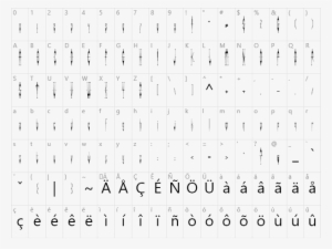 Evil Clown Character Map - Aliens Font #952035