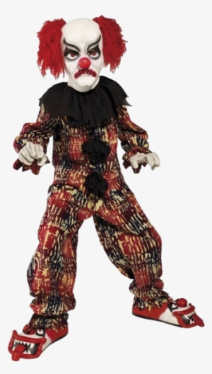 Bring Fear Not Laughs In The Child Scary Clown Halloween - Creepy Clown Costume #952205