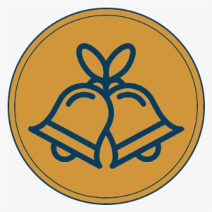 Wedding Gld Blue - Weddng Bells Clip Art #952826