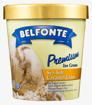 Sea Salt Caramel - Belfonte Ice Cream, Premium, Chocolate - 1.75 Qt #952885
