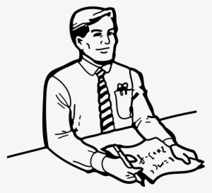 Best Teacher Clipart Black And White - Man Black & White Clipart #953224