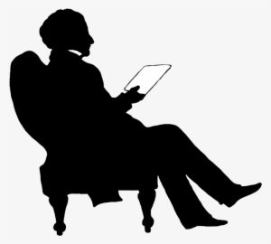 Girl Reading Book Silhouette At Getdrawings - Tanz Der Vampire Fledermaus #953362