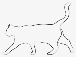 Cat Animal The Silhouette Animals Cat Cat - Cat White Silhouette #954019
