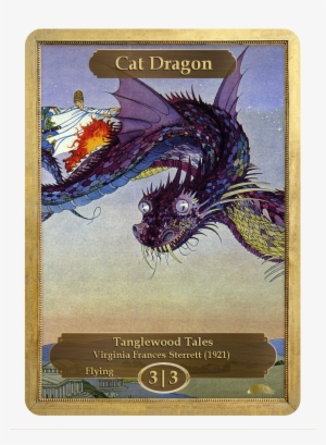 Cat Dragon Token By Virginia Frances Sterrett #954068