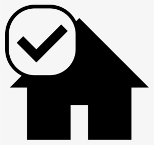 House Silhouette With Check Mark Comments - Own House Silhouette #954072