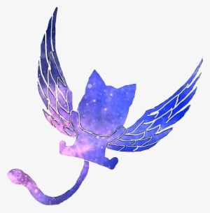 Fairytail Happy Anime Cat Flyingcat Galaxy Freetoedit - Picsart Photo Studio #954102