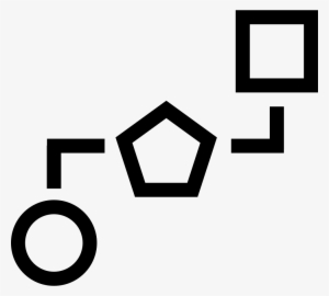 Block Schemes Of Three Geometric Shapes Connected By - Icons Free Geometric Shapes #954899