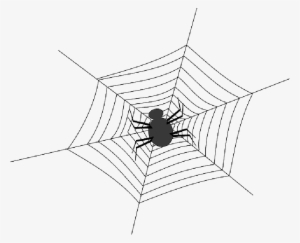 Mb Image/png - Spider Net Clipart Black And White #955013
