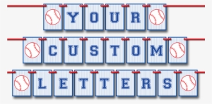 Baseball Pennant Banner Template - Baseball Birthday Banner Printable #955420