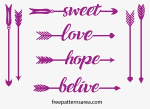 Arrow Silhouette Vector Art - Herzen U. Pfeile Keramik Herz-ornament #955694