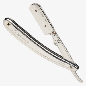 Parker Stainless Steel Handle Clip Type Barber / Straight - Parker Straight Razor #955859