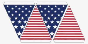 Get It Now - American Flag Bunting Template #955975