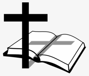 Open Bible Clip Art - Cross Clipart Transparent Background #956003