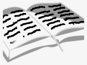 Scripture Clipart Open Bible - Open Bible Clip Art #956486